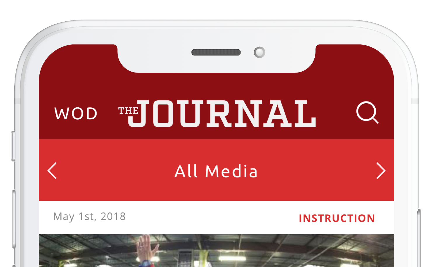 Current Journal Navigation Bar